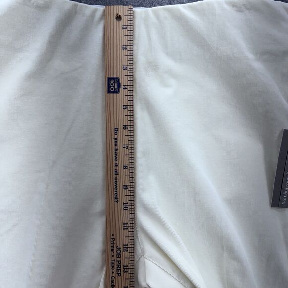 Soft Surroundings Womens Cord Flare Pants Size Large 14/16 Ivory Hippie Boho - Picture 6 of 7